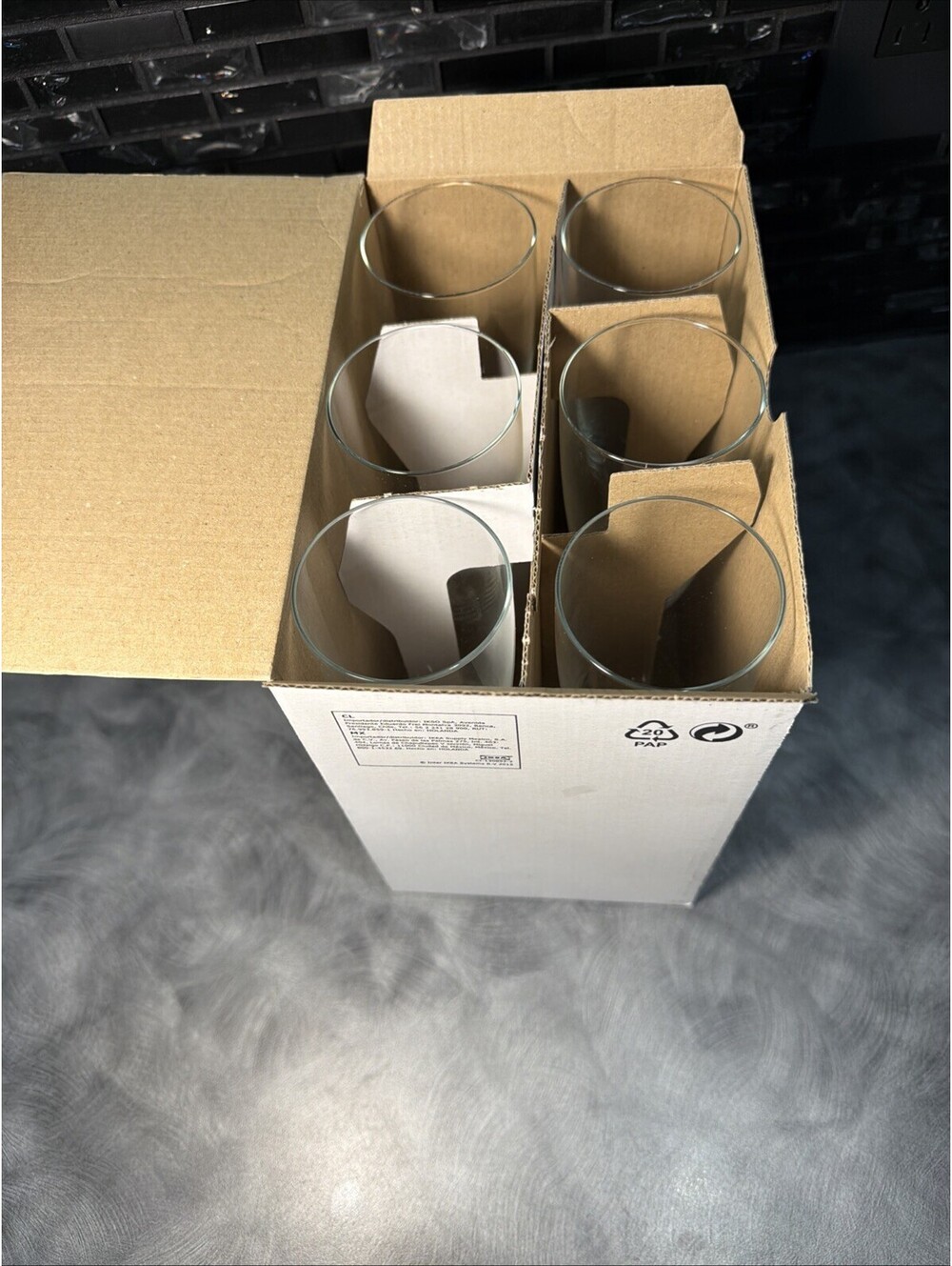 IKEA Swedish Champagne Flute Clear Glass 6 pack 500.151.22 Tall Slender Åsa Gray - Picture 2 of 6